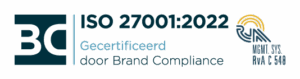 ISO 27001:2022 gecertificeerd door Brand Compliance